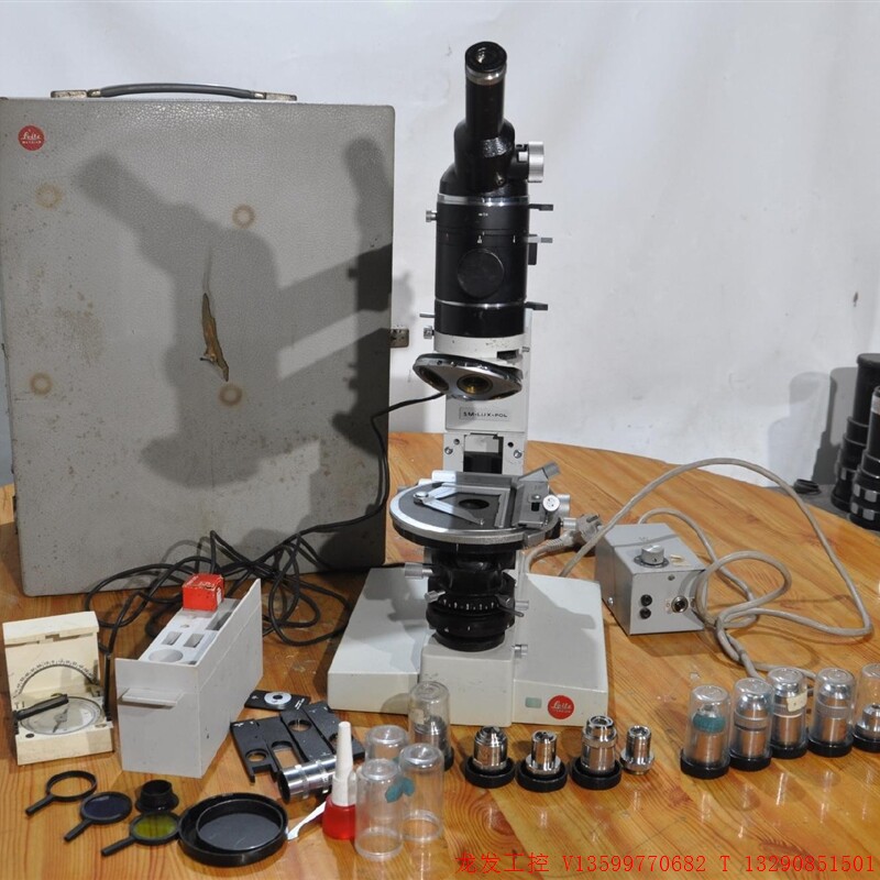 莱兹leica上下光源偏光显微镜,配件全.实物图片所见所得,产议价