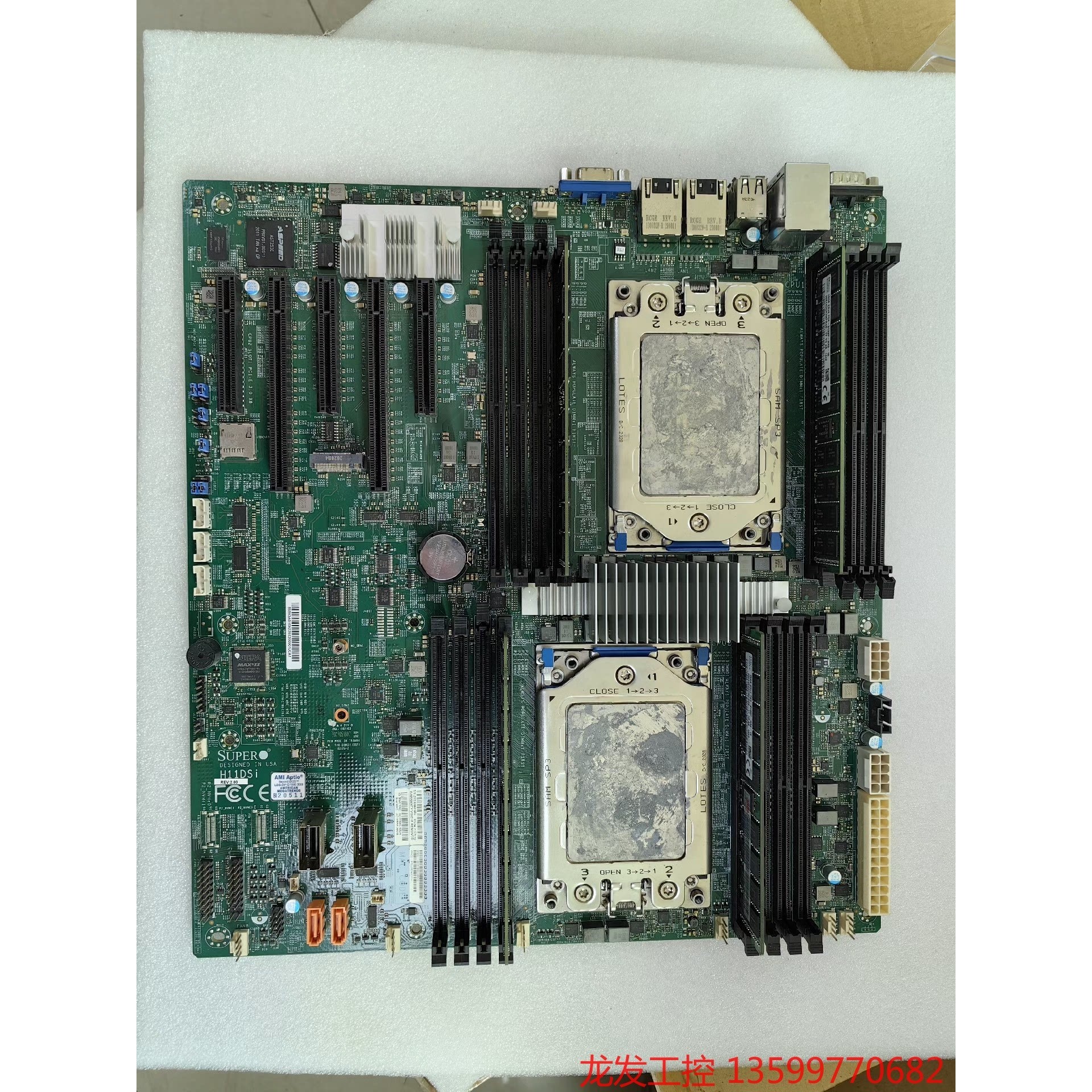 超微H11DSI-NT主板双路AMD霄龙EPYC7001/