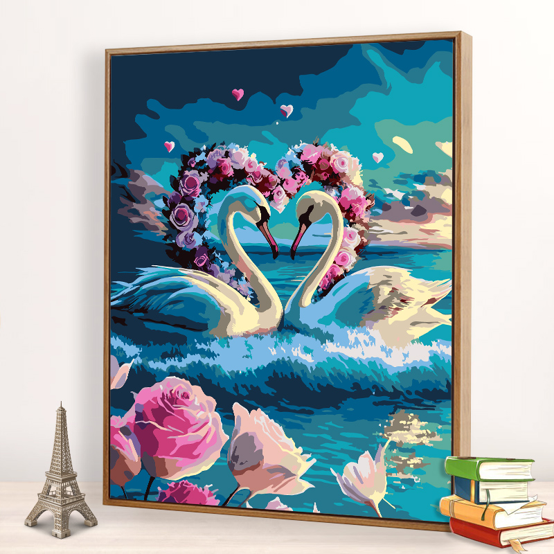 diy数字油画手工填充油彩画