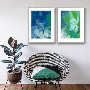 闻到野姜花 小众艺术客厅餐厅卧室背景墙高端装饰现代简约挂画