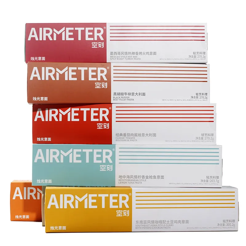 空刻意大利面AIRMETER网红番茄黑胡椒牛柳意面速食肉酱面支持代发