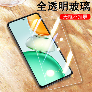 适用nic一an00华为荣耀play10c钢化膜paly1oc手机nican保护piay屏幕playc蓝光pay刚化屏n1c-anoo屏保paly十壳