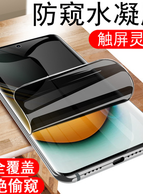 realme12pro+防窥膜oppo真我13pr0十至尊版手机relame13p加por防偷窥0ppo12p板reaime隐私屏plus钢化软膜水凝
