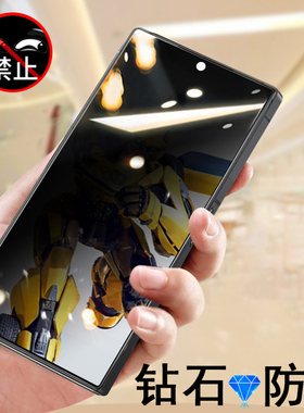 红魔9pro+大黄蜂限量版防窥钢化膜9pro防偷窥nubia努比亚90pr0加por手机9p十放p9防盗屏隐私屏幕保护刚化玻璃