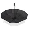 Reflexed Windbreak Paradise Umbrella black gift Boyfriend lovers double-deck Umbrella fold fully automatic Plain colour man adult