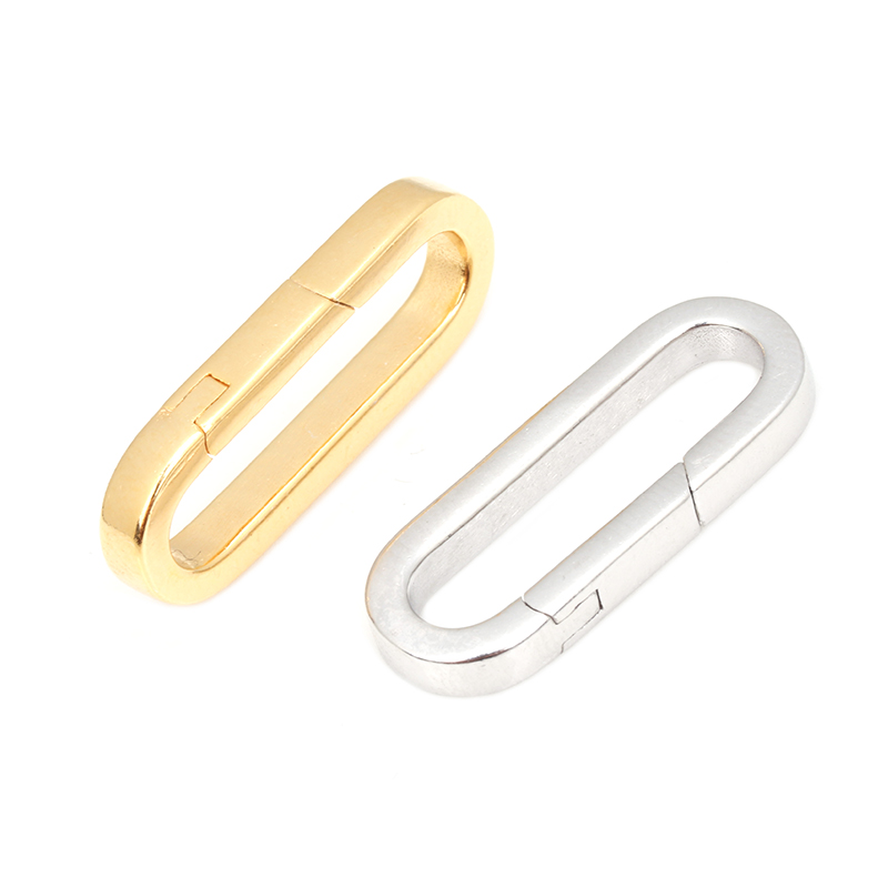 s925纯银扣手链项链扣光面弹簧扣