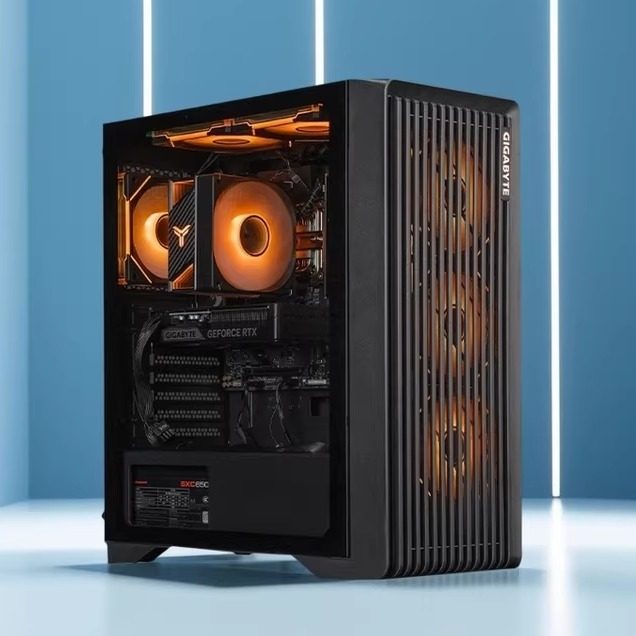【3期免息+补贴15%】技嘉旗舰店diy组装台式电脑主机12600KF/14600KF/245KF+RTX5060/5060Ti显卡电竞游戏整机