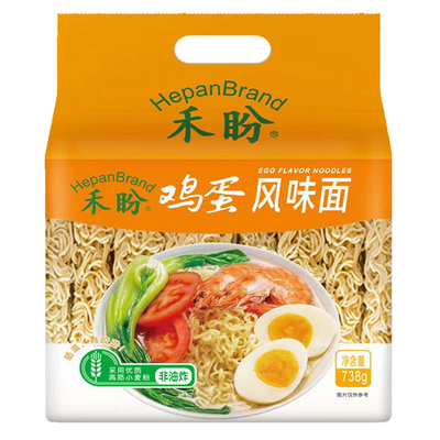 禾盼鸡蛋面738g*4包