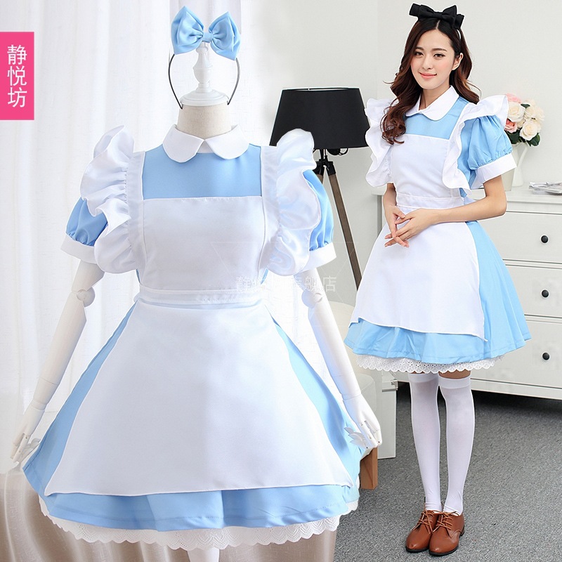 日本动漫cosplay演出服爱丽丝梦游仙境cos服装lolita女仆装女佣装|ruв категории Женская одежда, костюм/национальная одежда/театр костюм, национальная одежда/этап погрузки - от Buy2taobao.com для оказания профессиональной услуги покупки агента Taobao