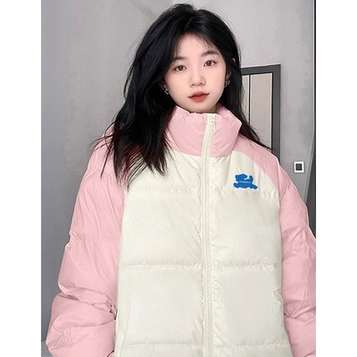 秋冬季外套厚印花棉袄