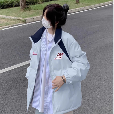 2024冬季韩版面包服棉衣外套