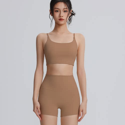 7A抗菌女士瑜伽健身运动套装提臀
