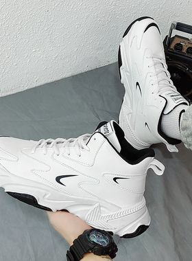 浦田高帮男鞋冬季2025新款青少年百搭运动休闲跑步篮球增高老爹鞋