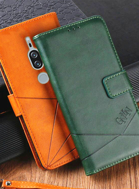 适用索尼Xperia XZ3手机壳XZ2premium全包XZ2保护套H8166 8116翻盖SOV38插卡H9436 8416 9493皮套8266 96 76