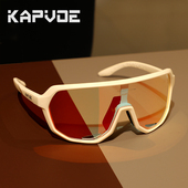 卡普沃Kapvoe骑行眼镜徒步登山专业日夜两用近视自行车防风护目镜