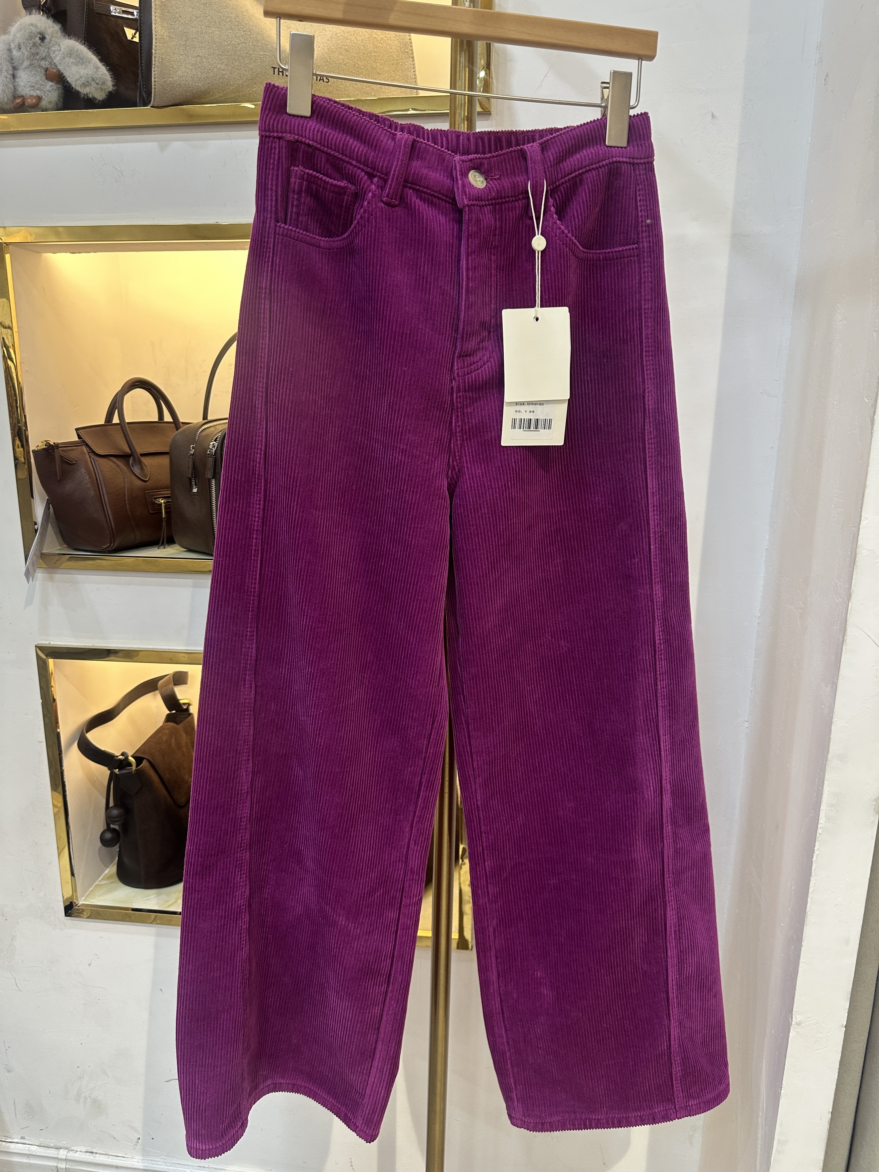 加绒灯芯绒阔腿裤女秋冬欧货大码梨形身材加长款宽松直筒裤子,女装/女士精品,休闲裤,淘宝优惠券,粉丝福利购,淘宝优惠卷