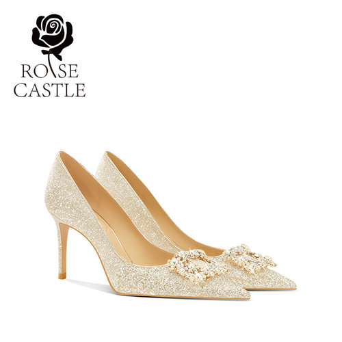 七夕臻选水晶婚鞋新娘鞋