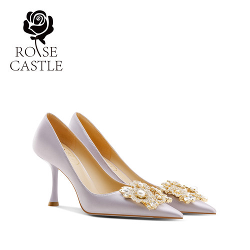 rosecastle气质气质优雅高跟鞋