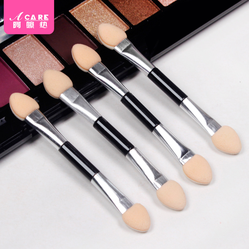 眼影刷B1pq808-双头眼影棒海绵棒一次性化妆工具眼部化妆刷多规格