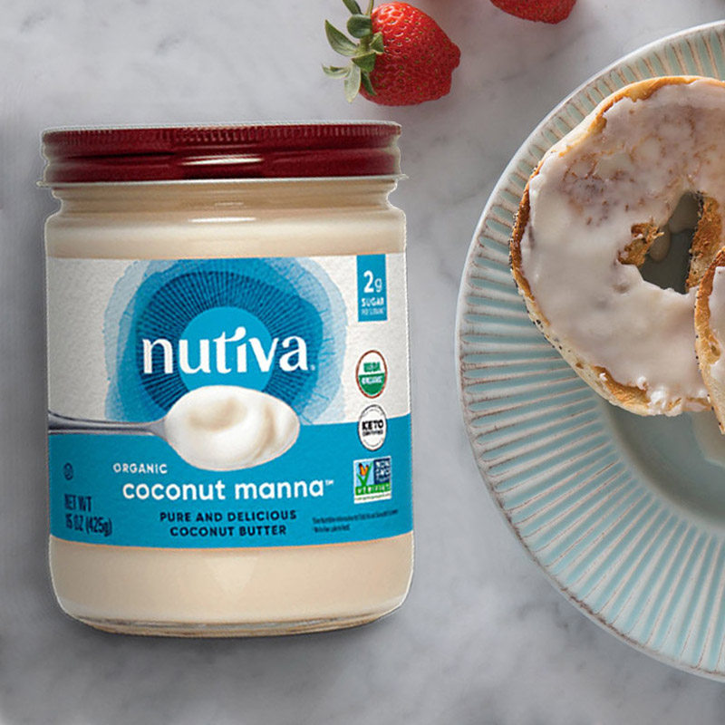 美国进口椰子果泥0添加饮品调味面包抹酱即食果酱425g