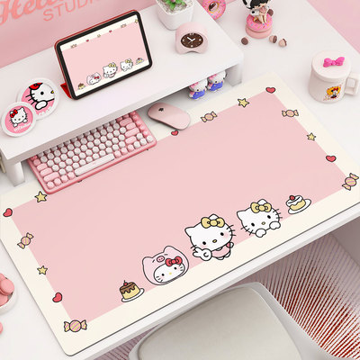 女生高颜值超大鼠标垫