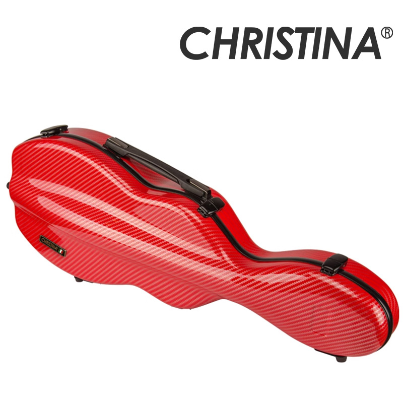 小提琴琴盒红色碳纤维盒子