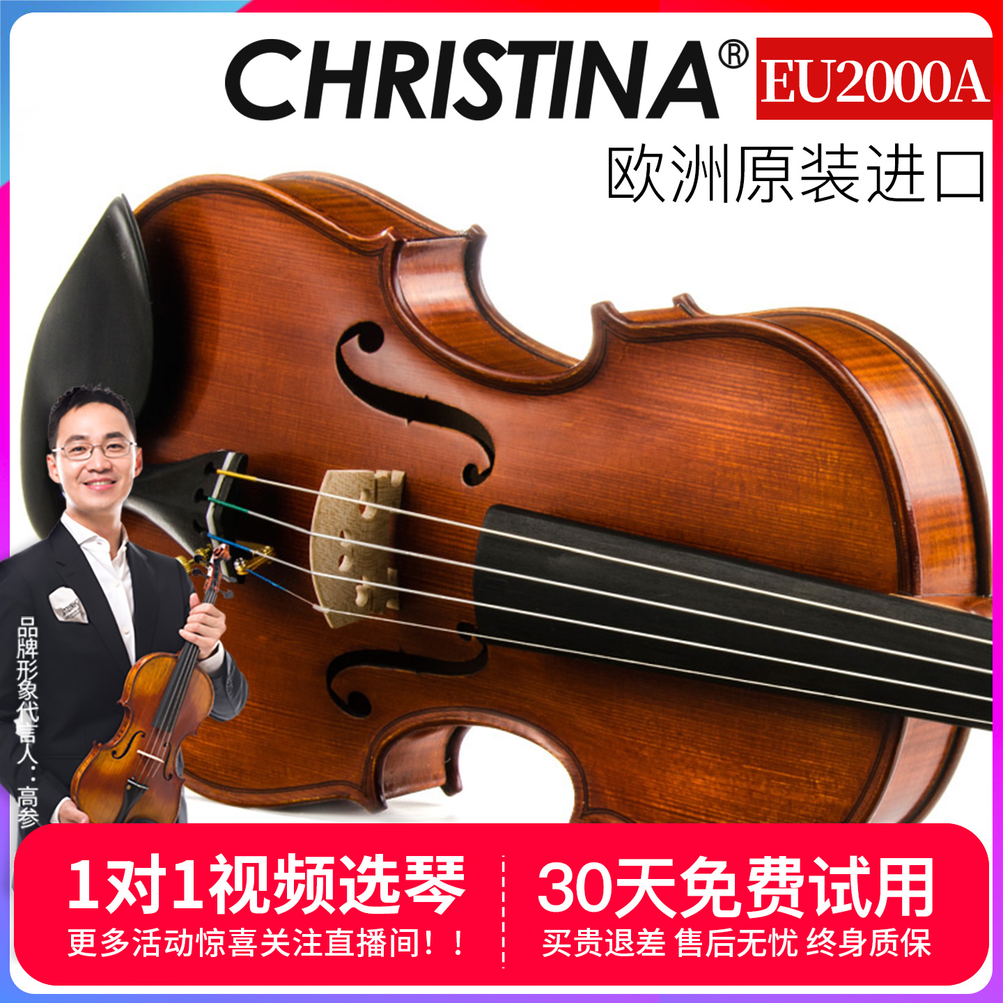 eu2000a进口专业级欧料小提琴