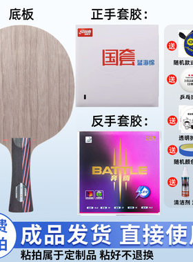 Stiga斯帝卡红黑碳王5.4乒乓球底板DIY手工粘拍套装正品比赛拍