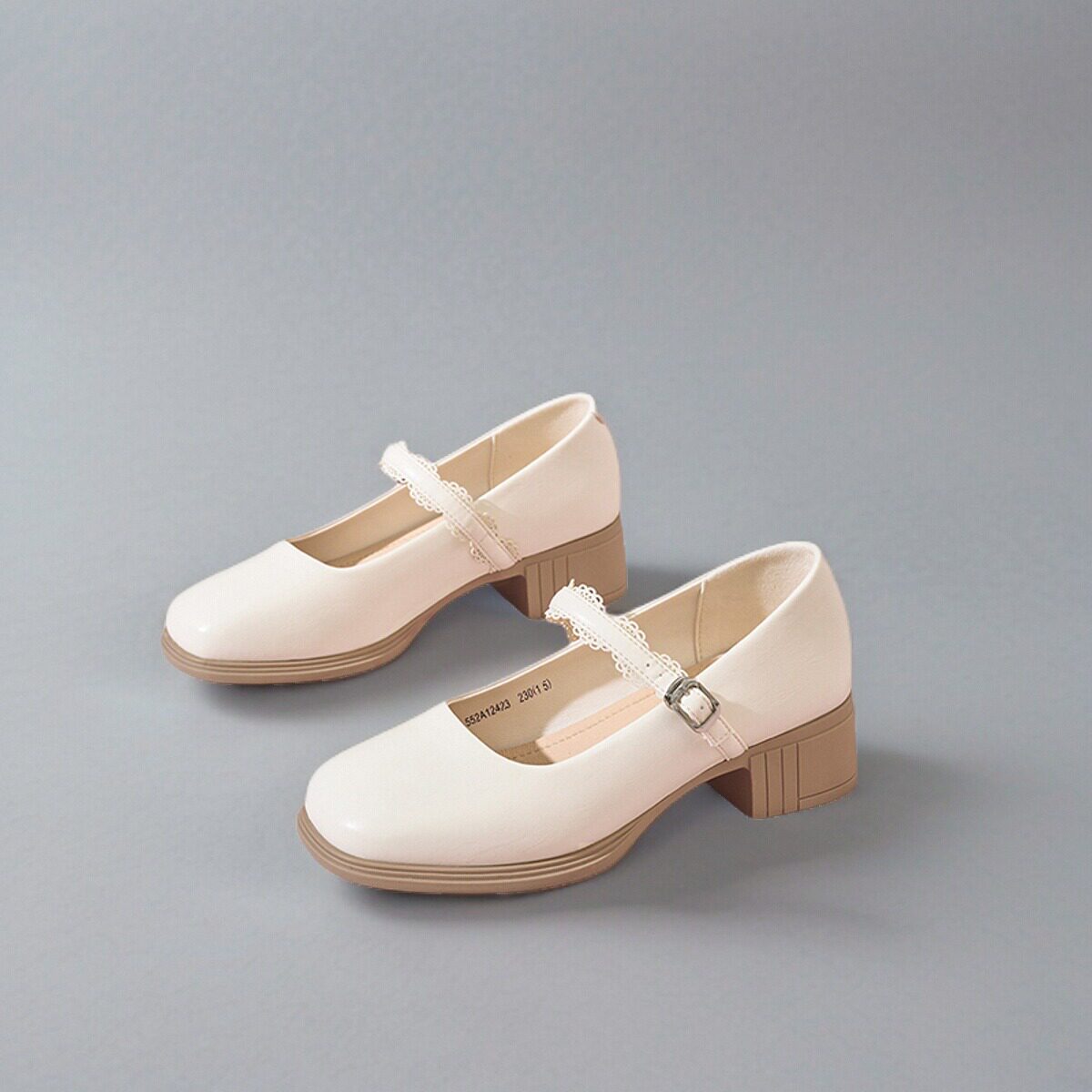 卓诗尼2025年秋季新款玛丽珍鞋女一字扣水钻气质细跟尖头浅口单鞋