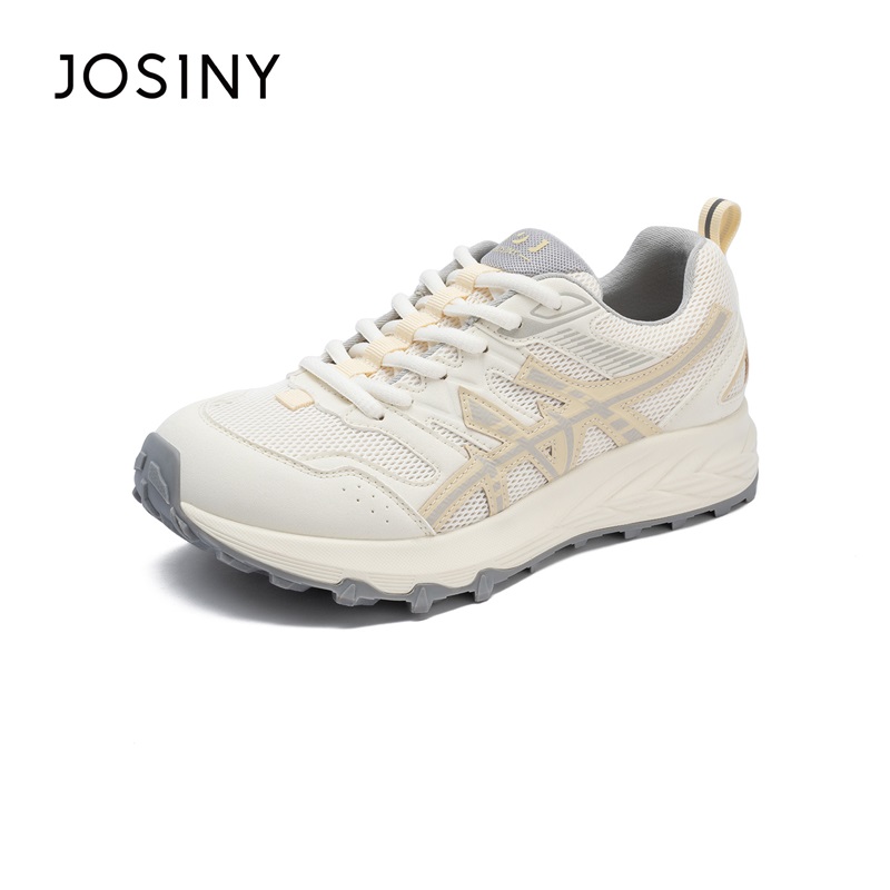 卓诗尼2026年春季新款厚底老爹鞋女透气网面百搭增高运动休闲鞋