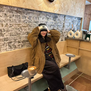 8120 保暖羽绒服外套YS1 诺诺小众冬上新法式 复古毛领中长款