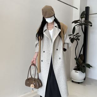 诺诺计感时尚气质小众羊毛外套(配披肩)（含70羊毛）820A