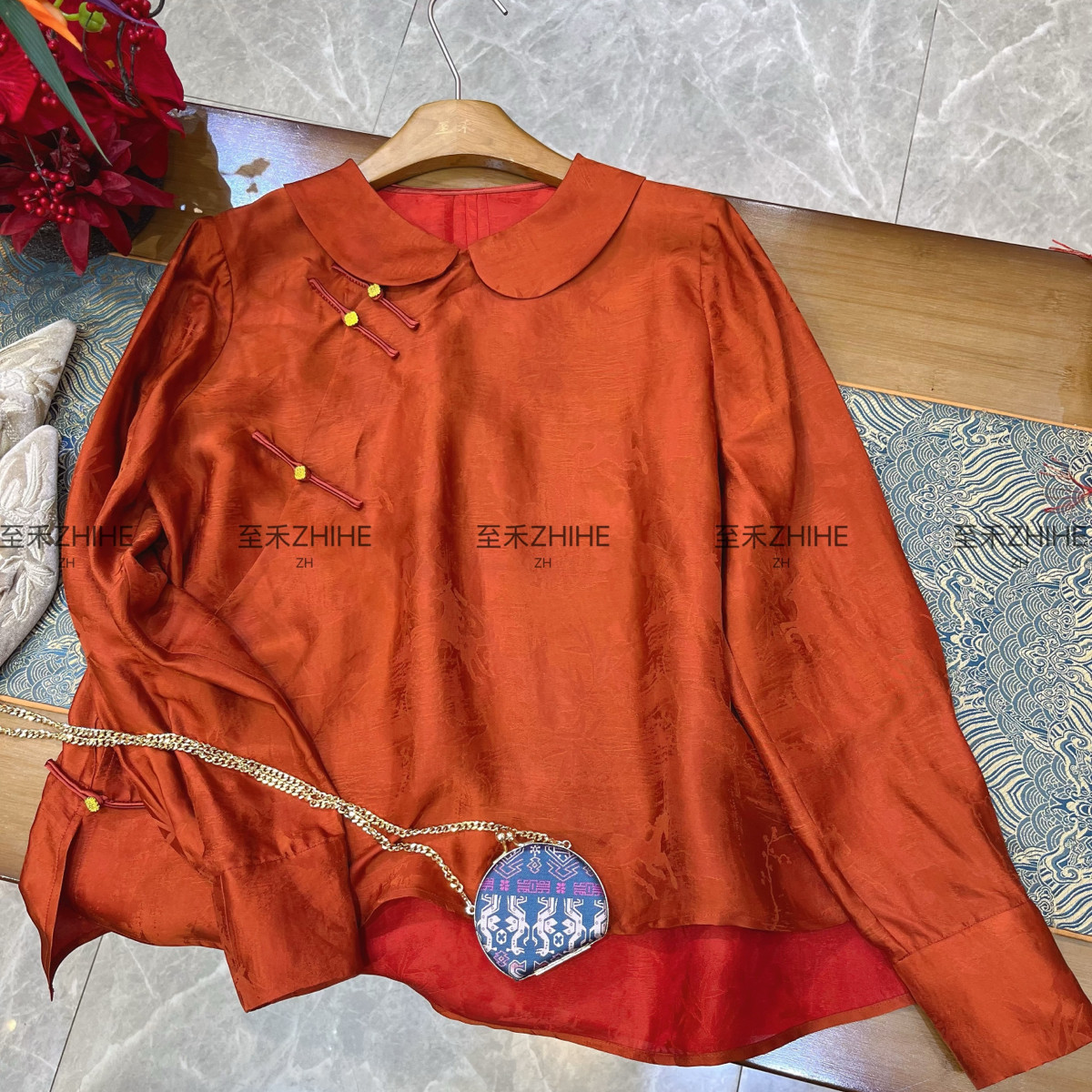 诺诺设计6年早春极简大牌老钱新中式人丝娃娃领盘扣小衫YS7-t181,女装/女士精品,毛针织衫,淘宝优惠券,粉丝福利购,淘宝优惠卷