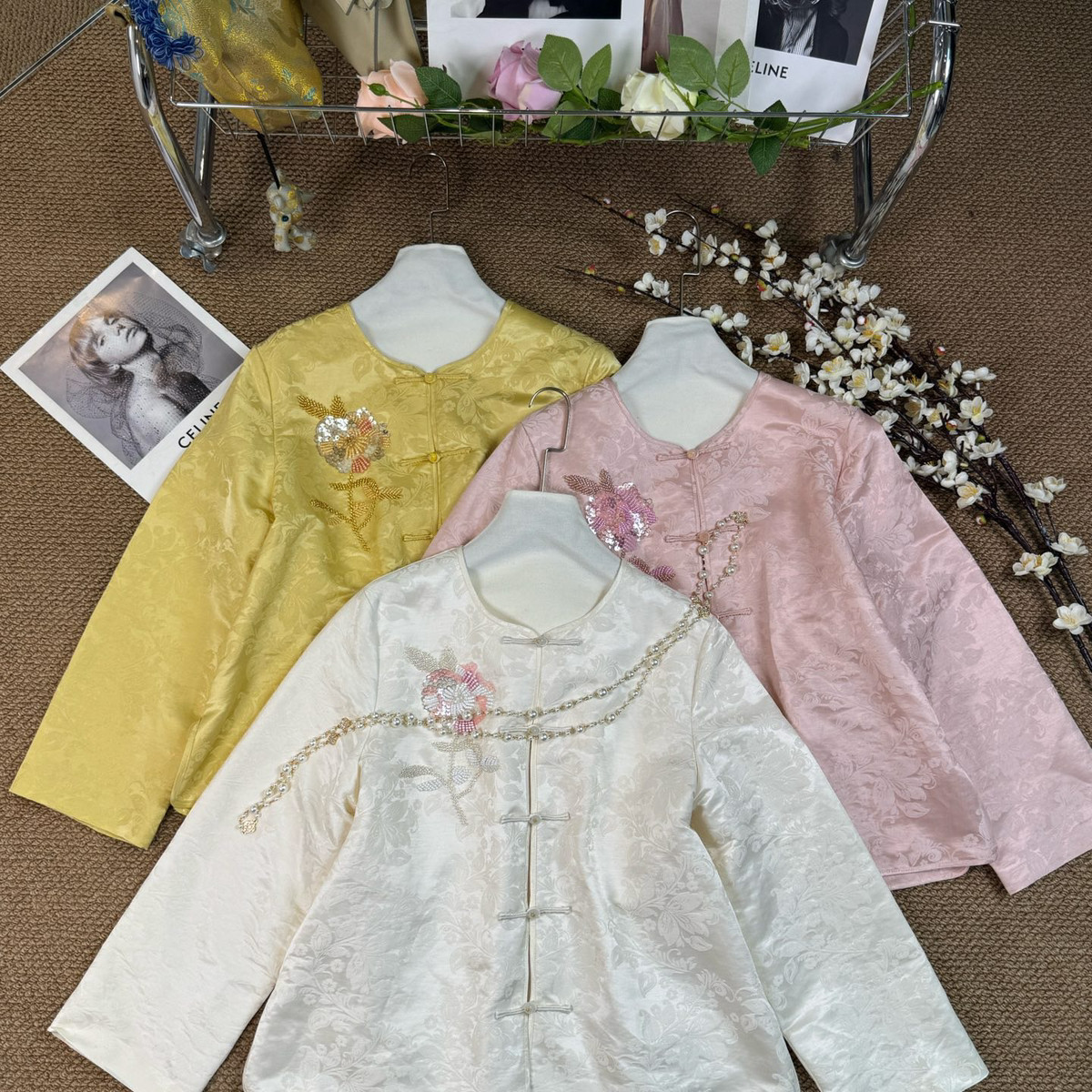 诺诺真丝的垂坠光泽又有棉麻的透气筋骨短外套YS10-zl-49008590,女装/女士精品,时尚套装,淘宝优惠券,粉丝福利购,淘宝优惠卷