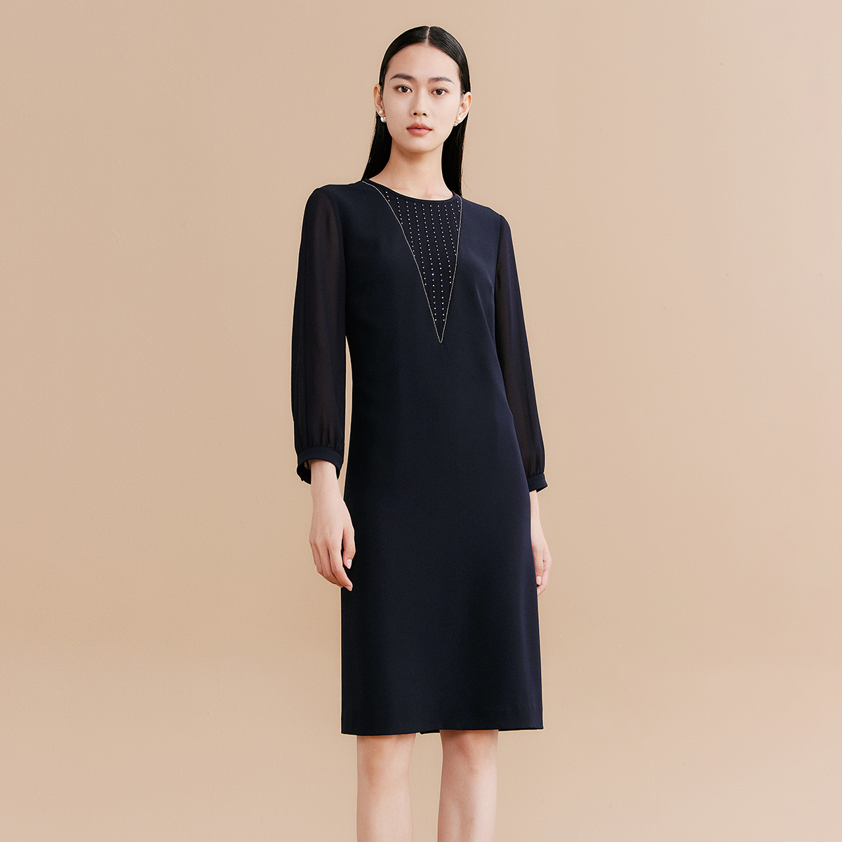 歌蒂诗气质淑女直筒版型