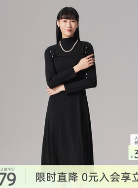 歌蒂诗冬季专柜新款时尚个性设计收腰显瘦连衣裙女 8E42L3539