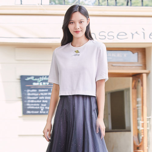 歌蒂诗夏季休闲百搭短袖