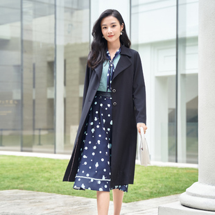 风衣 歌蒂诗秋季 气质一粒扣收腰中长款 时尚 1C32F3058 专柜新款