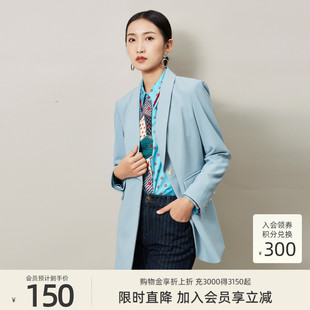 时尚 通勤单粒扣纯色西服外套上衣女3B36W1173 专柜新款 歌蒂诗春季