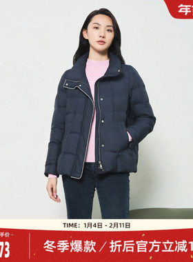 歌蒂诗冬季专柜新款经典百搭时尚保暖短款羽绒服女 1D41Y0534