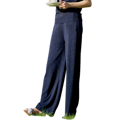 自然腰通勤简约歌蒂诗长裤