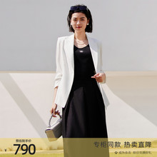 歌蒂诗春专柜新款时尚气质直角肩职场通勤西装外套 8E12W1120