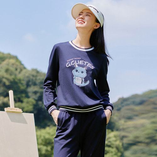 歌蒂诗套头百搭长袖小衫