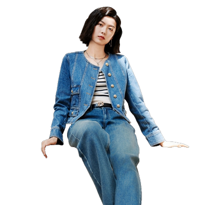 歌蒂诗简约时尚百搭牛仔外套