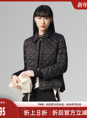 【多色鸭绒】歌蒂诗冬季专柜新品时尚翻领简约羽绒服女 1E46Y0881