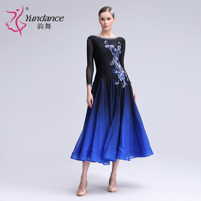 量身定制摩登舞连衣裙yundance
