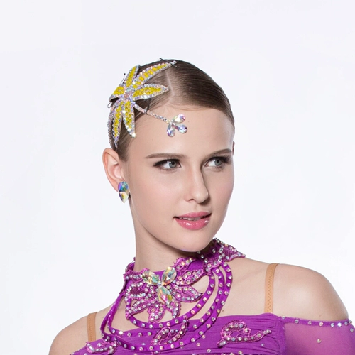 Yundance Rhyme Dance Service Современный головной убор национальный стандартный роскошный головой