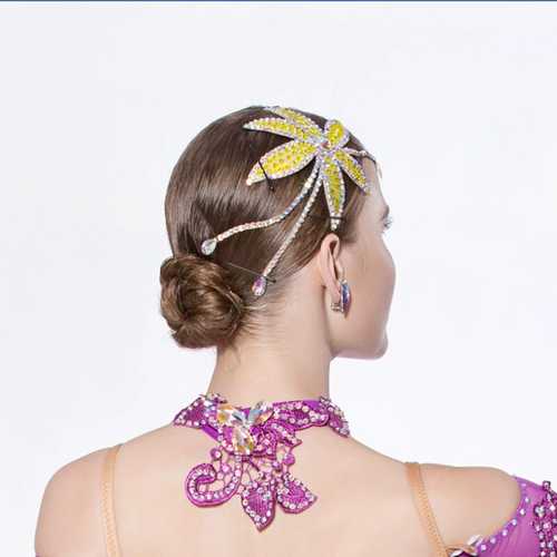 Yundance Rhyme Dance Service Современный головной убор национальный стандартный роскошный головой