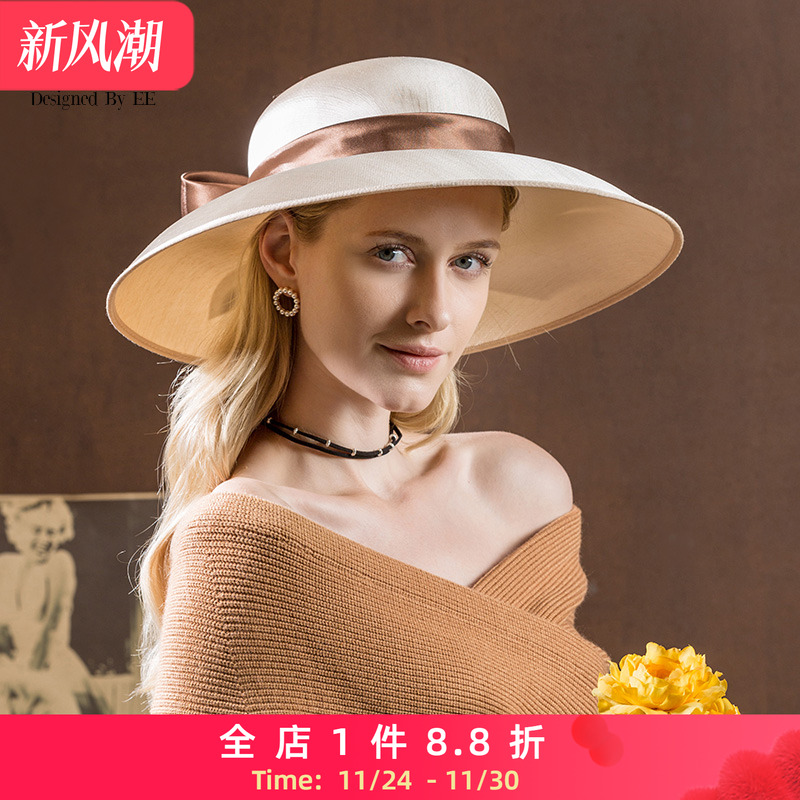 欧美时尚风大沿百搭夏季太阳帽