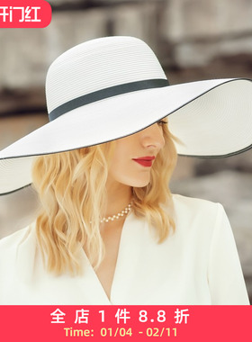 EE夏季新款遮阳帽女防晒大沿帽太阳帽休闲时尚百搭帽子女